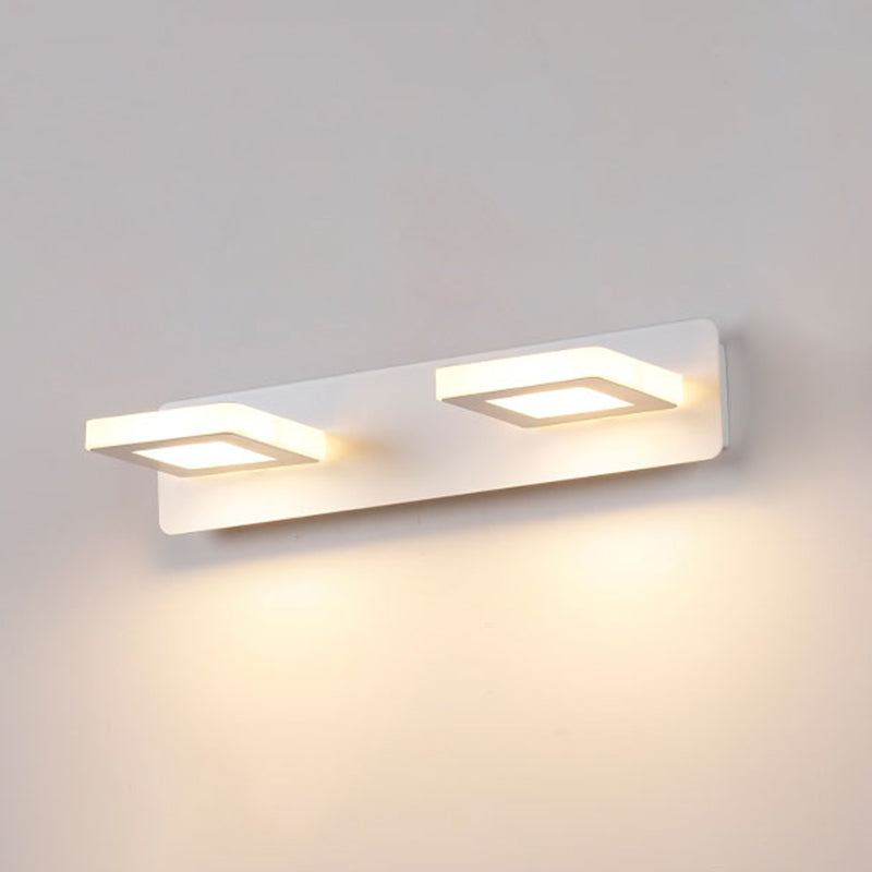 Luz de espejo múltiple estilo moderno de tocador de estilo simple para el baño