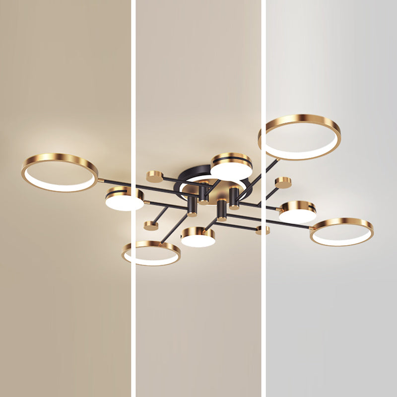 Modern Flush Mount plafondlicht eenvoudig plafondlicht met acryl schaduw