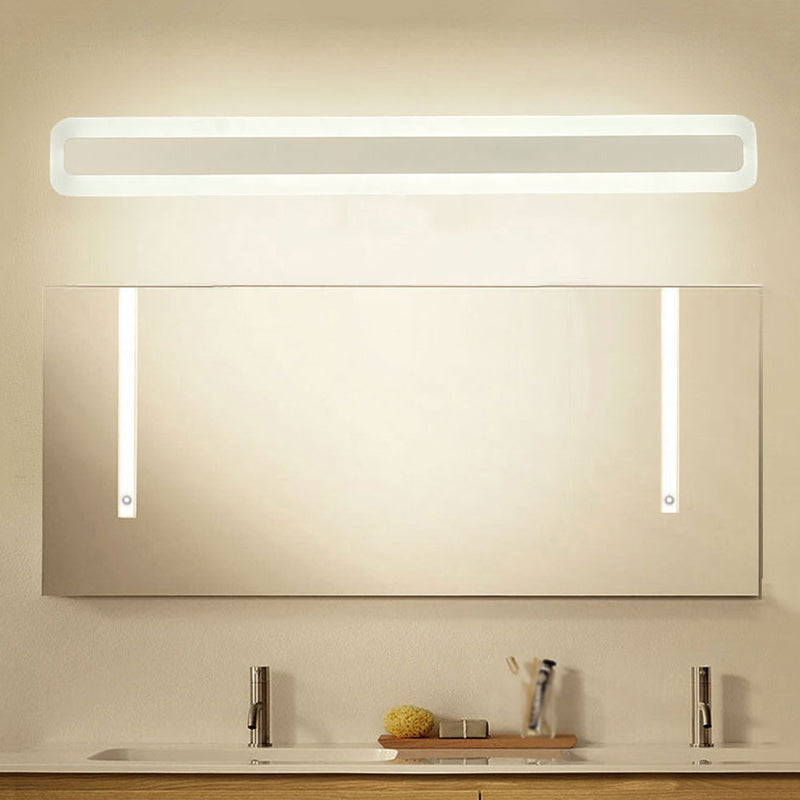 Luz de espejo de tiras blancas Ligas de metal Led de estilo de metal para baño para baño