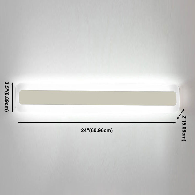 Luz de espejo de tiras blancas Ligas de metal Led de estilo de metal para baño para baño