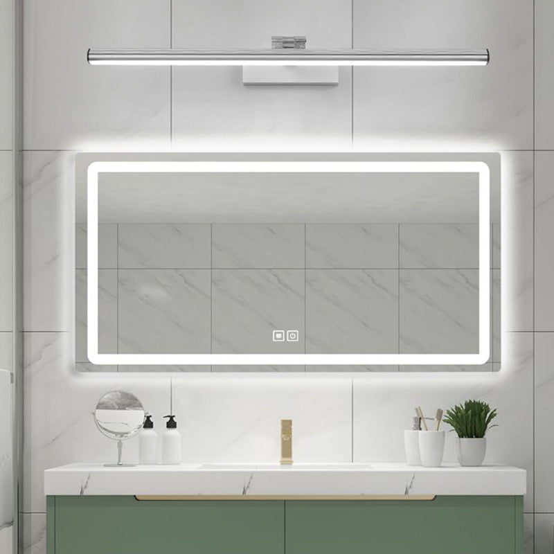 Luz de aluminio espejo luz moderna minimalista 1 aplique de pared ligera para el baño