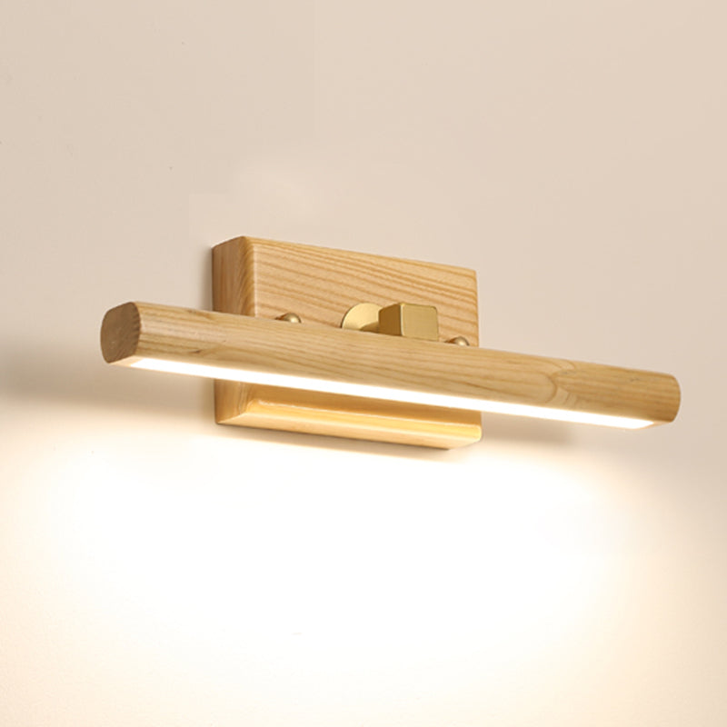 Madera de espejo recto Luz Nórdico Estilo Nordic 1 Diconce de pared ligero para el dormitorio