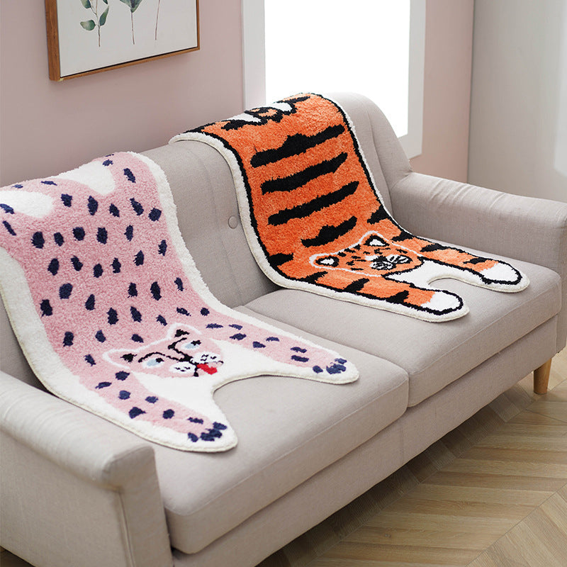 Tapis de motif d'animaux contemporains Polyester tapis résistant à la tache pour le salon