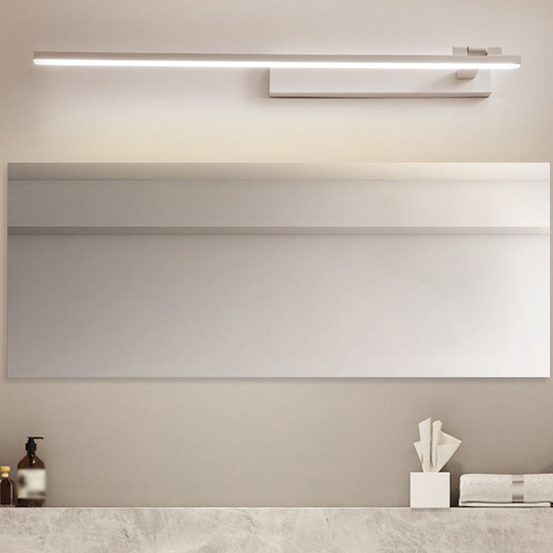 Iluminación de pared de metal lineal estilo moderno 1 lámpara de montaje de pared de luz