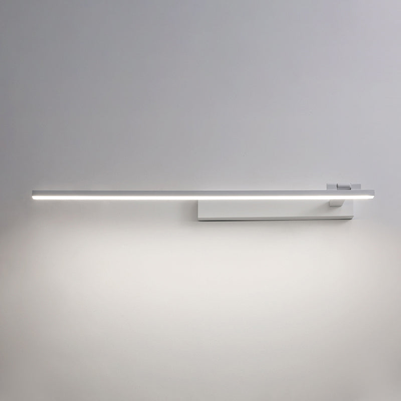 Iluminación de pared de metal lineal estilo moderno 1 lámpara de montaje de pared de luz