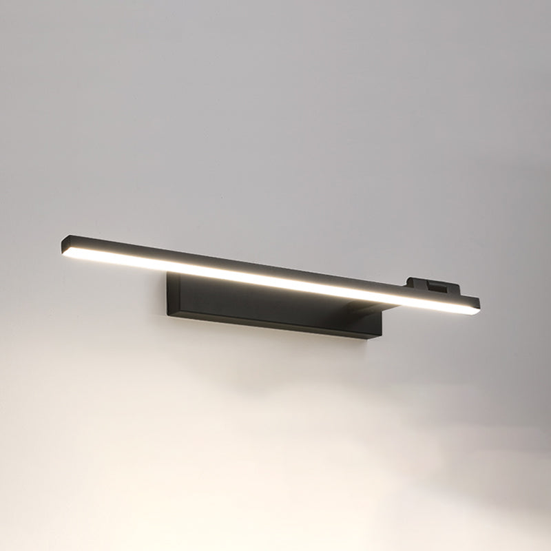 Metal lineal de la pared iluminación de la pared moderno espejo 1 lámpara de luz de pared ligera