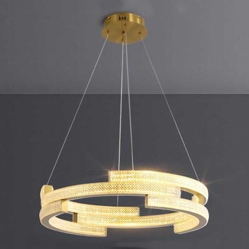 Lustre de style luxe moderne