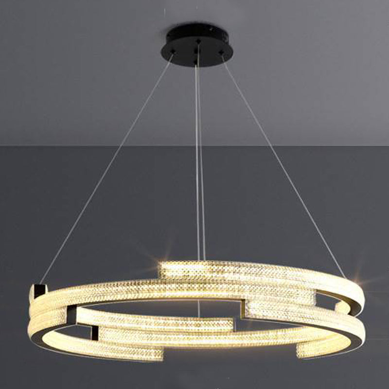 Lustre de style luxe moderne