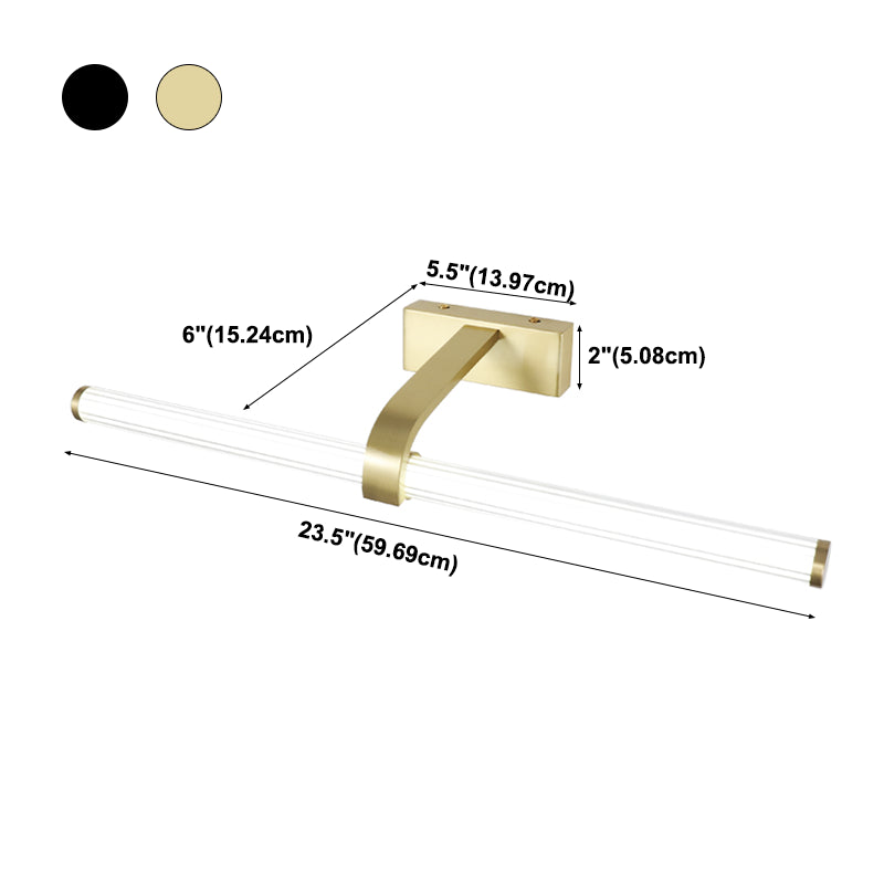 Luz de espejo de maquillaje de lámpara de espejo simple moderno para el baño de baño