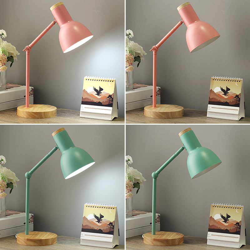 Contemporary Style Bell Shape Table Lamp Metal 1-Light Table Light