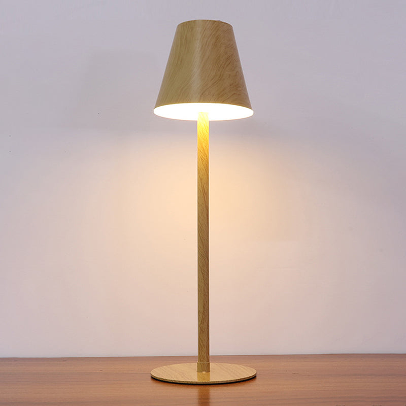 Contemporary Table Lamp 1-Light LED Metal Cone Table Light for Dining Room