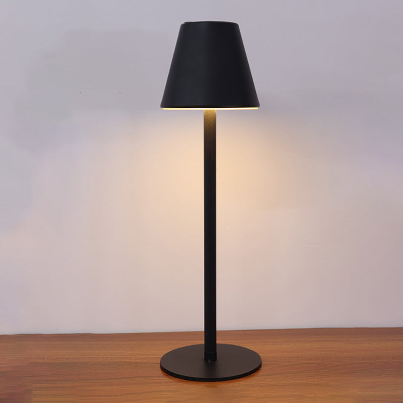 Contemporary Table Lamp 1-Light LED Metal Cone Table Light for Dining Room