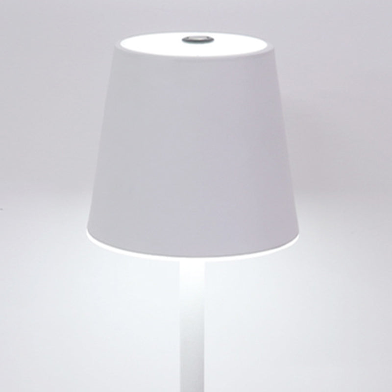 Contemporary Table Lamp 1-Light LED Metal Cone Table Light for Dining Room