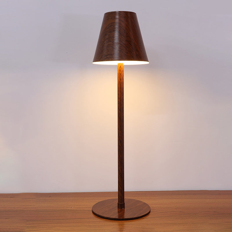 Contemporary Table Lamp 1-Light LED Metal Cone Table Light for Dining Room