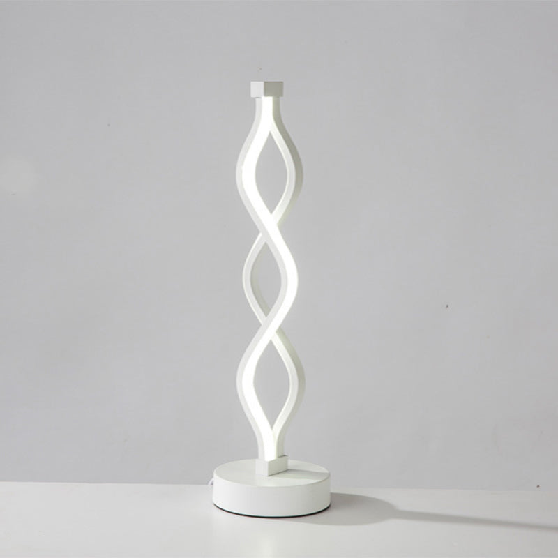 Minimalism Reading Table Lamp 1-Light LED Linear Table Light for Bedroom