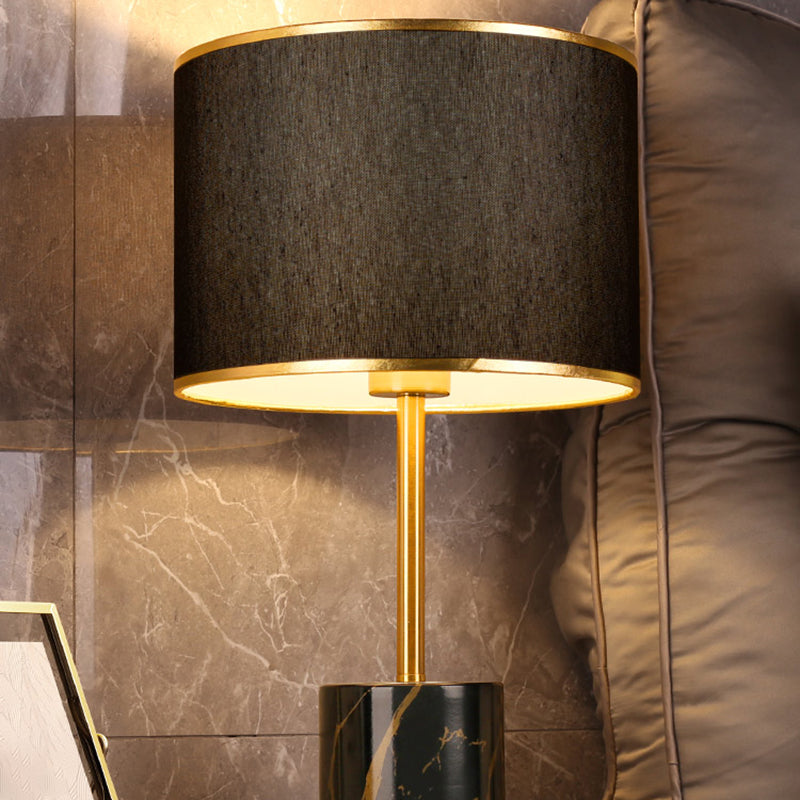 Postmodern 1-Light Metal Table Lamp with Touch-Sensor Control Table Light