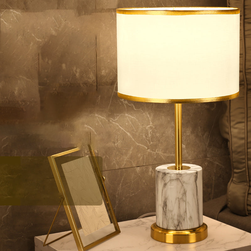 Postmodern 1-Light Metal Table Lamp with Touch-Sensor Control Table Light