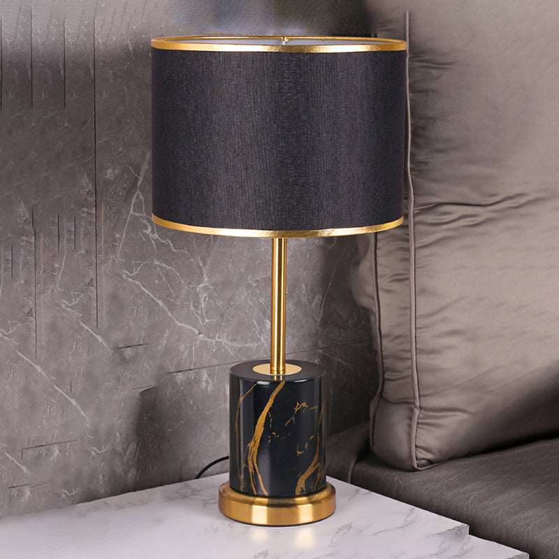 Postmodern 1-Light Metal Table Lamp with Touch-Sensor Control Table Light