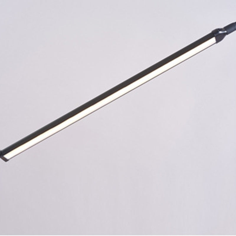 Linear 1 leichte Stehlampe zeitgenössische Metallstehlampen im Schwarz für Wohnzimmer