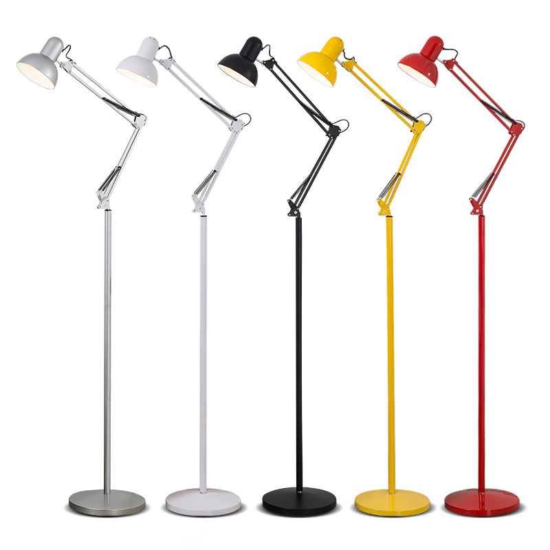 Cone 1 Light Standard Lamp Contemporary Metal Adjustable Floor Lamps for Living Room