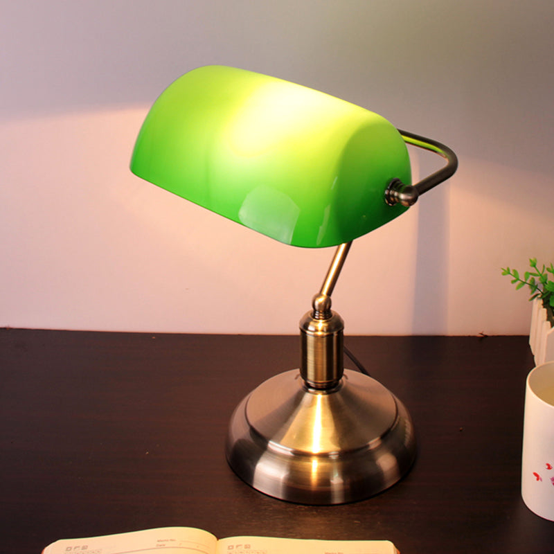 Moderner Stil einzigartiger Form Nachttisch Lampe Glas 1 Lichttisch Licht