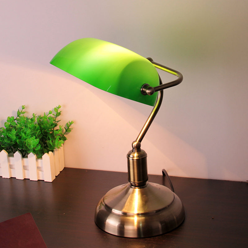 Moderner Stil einzigartiger Form Nachttisch Lampe Glas 1 Lichttisch Licht