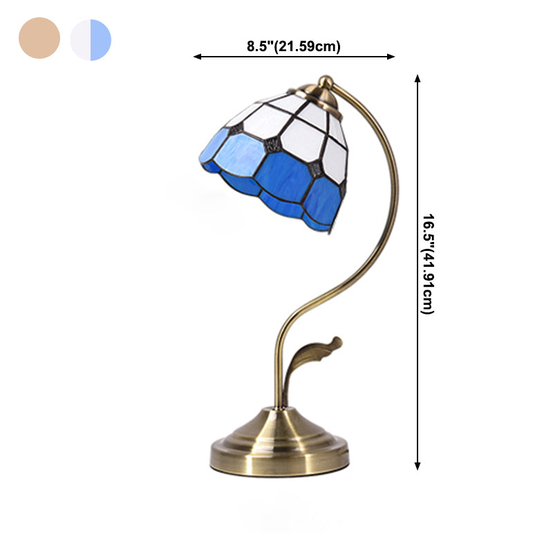 1 Light Modernism Night Table Lamps Metal Nightstand Lamp for Bedroom in Gold