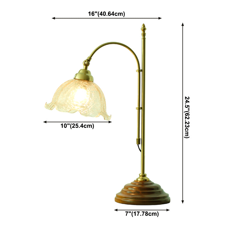 1 Light Modernismus Nachttischlampen Metall Blume Nachttisch Lampe für Schlafzimmer