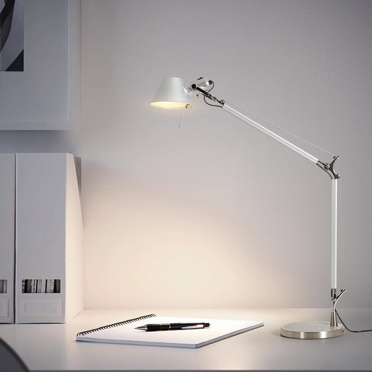 Bell-shaped Adjustable Mechanical Desk Lamp Modern Table Lamp for Bedroom