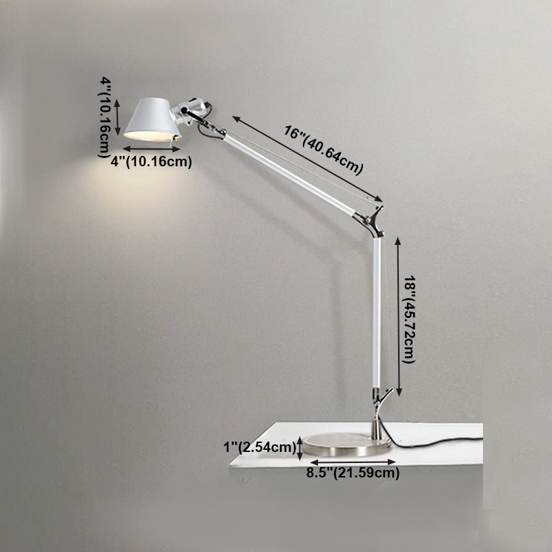 Glockenförmige verstellbare mechanische Schreibtischlampe moderne Tischlampe für Schlafzimmer