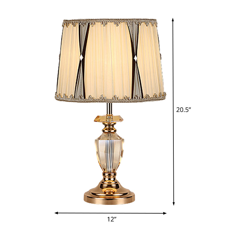 MODERSTRISTO CONE TABBLAMENTO TABBLEGGIO TEPIONE 1 BULB LAMPAGNO PICCOLA DABILE IN BEIGE per camera da letto