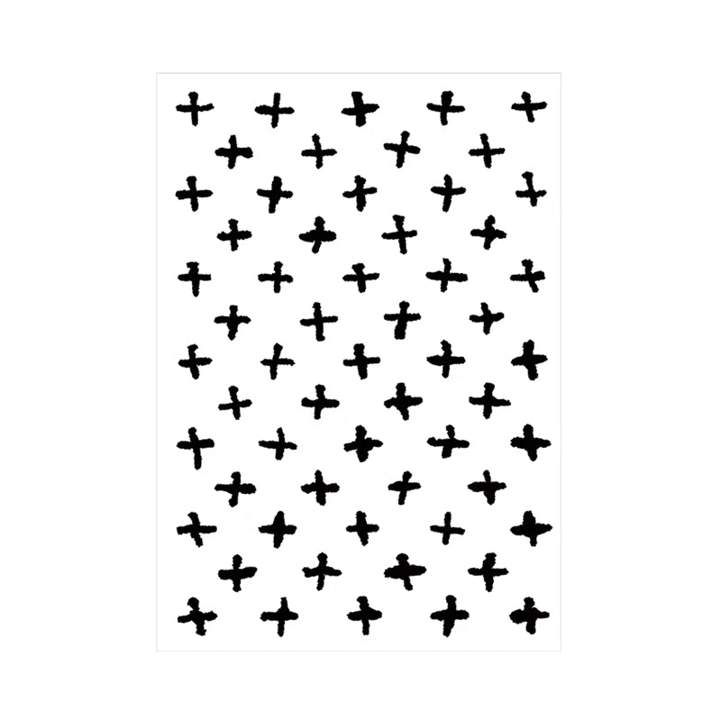 Fancy White Area Tappet Polka Dot Pattern Polyester Area tappeto non slip tappeto per arredamento per la casa