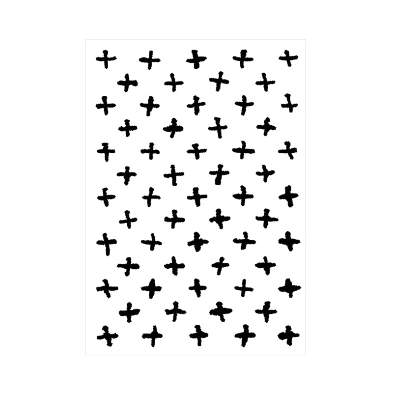 Fancy White Area Carpet Polka Dot Patroon Polyester Area Tapijt niet-slip achterste tapijt voor thuisdecoratie