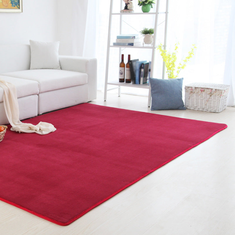 Tapis minimaliste Tapis moderne Polyester Polyester Washable Tapis épaissis pour le salon