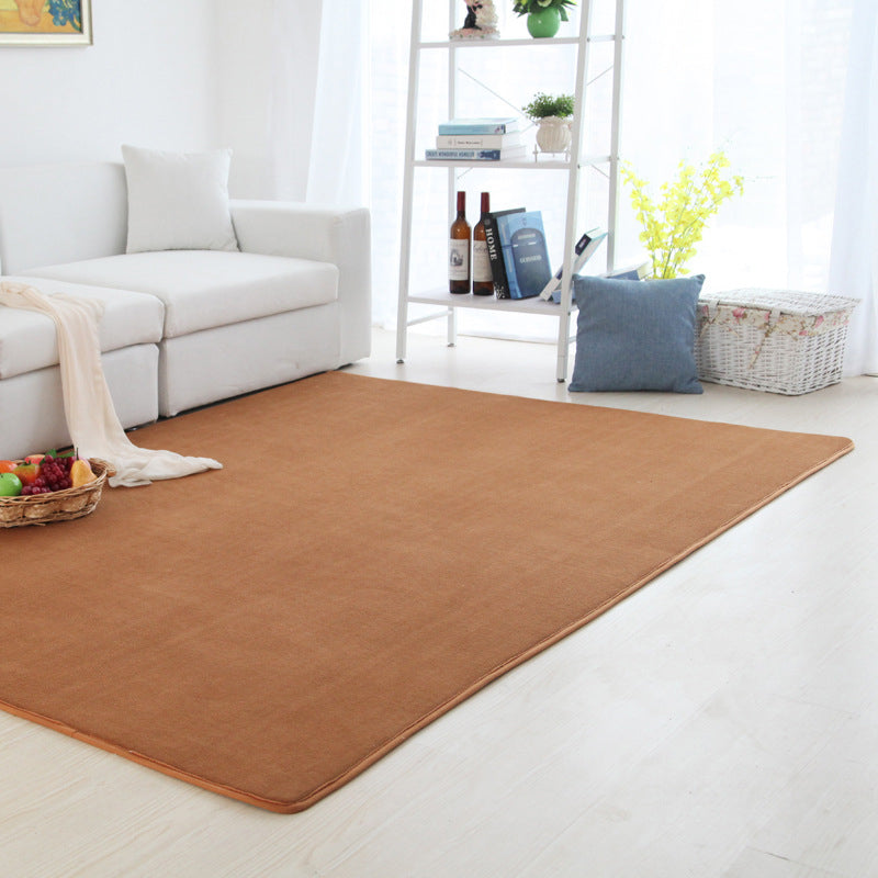 Tapis minimaliste Tapis moderne Polyester Polyester Washable Tapis épaissis pour le salon