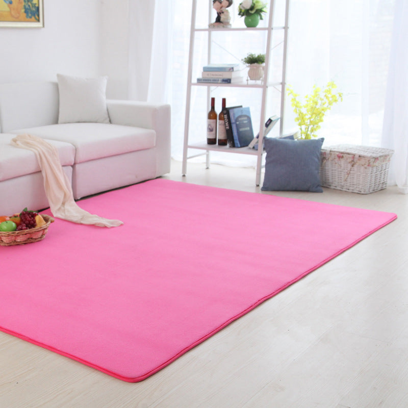 Tapis minimaliste Tapis moderne Polyester Polyester Washable Tapis épaissis pour le salon