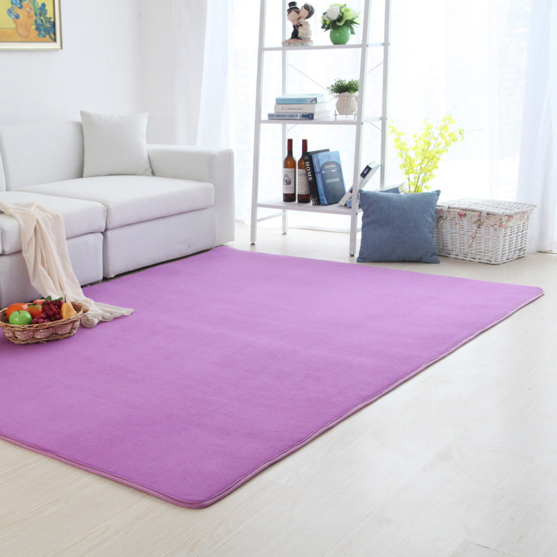 Tapis minimaliste Tapis moderne Polyester Polyester Washable Tapis épaissis pour le salon