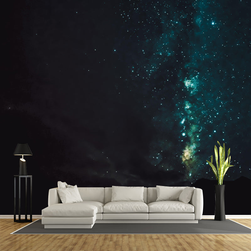 Customized Universe Mural Wallpaper Novelty Style Mildew Resistant for Ceiling