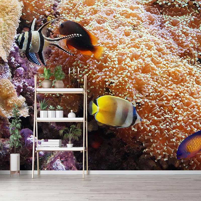 Customized Horizontal Photography Seabed Mural Eco-friendly Wallpaper Wall Covering
