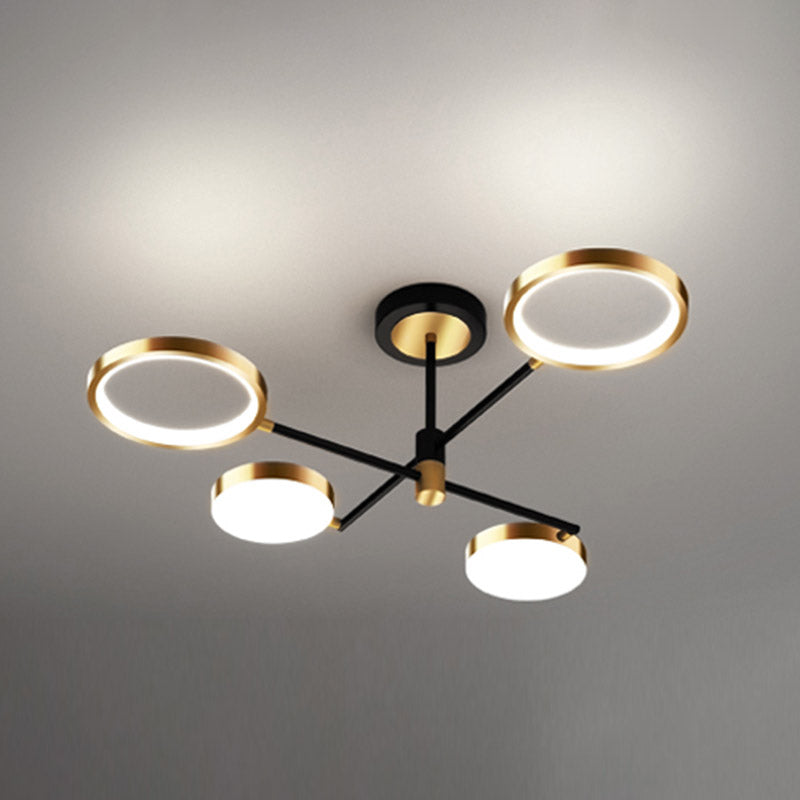 Multi-head Flush Mount Fixture Modern LED Flush Ceiling Light Fixtures for Dinning Room