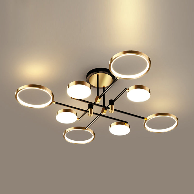 Multi-head Flush Mount Fixture Modern LED Flush Ceiling Light Fixtures for Dinning Room