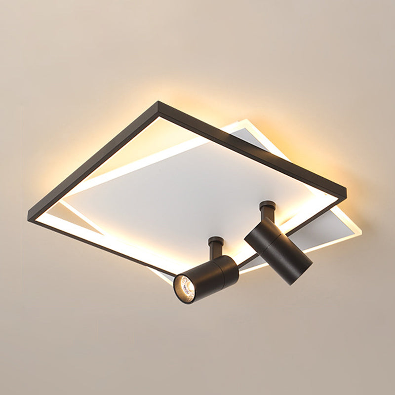 Modern LED Ceiling Lamp with Downlight Flush Mount Light for Clothing Shop Living Room