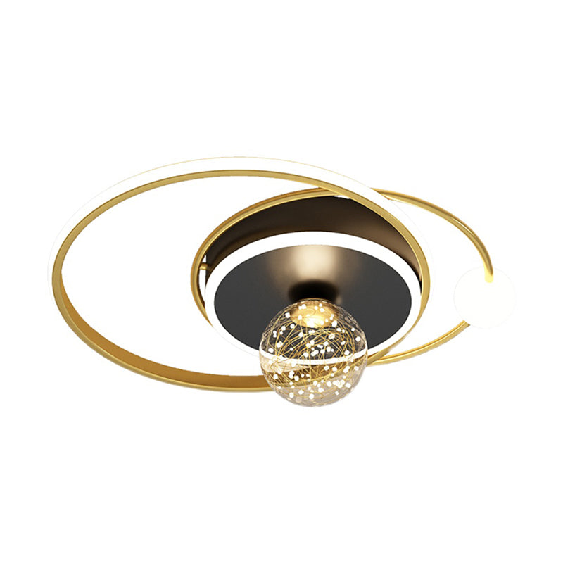 LED Flush Mount Ceiling Light Fixtures Contemporary Flush Lighting for Living Room