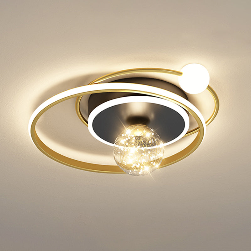 LED Flush Mount Ceiling Light Fixtures Contemporary Flush Lighting for Living Room