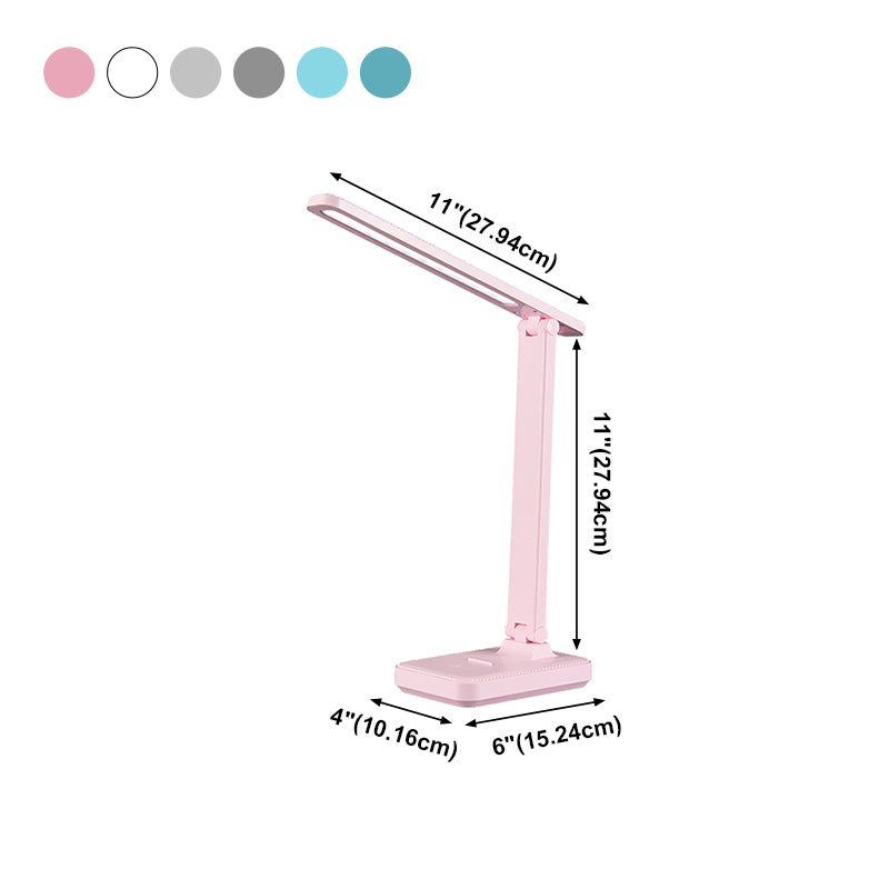 Lineare Nachttischlampe moderner Metall 1-Licht-Nachttisch-Lampe