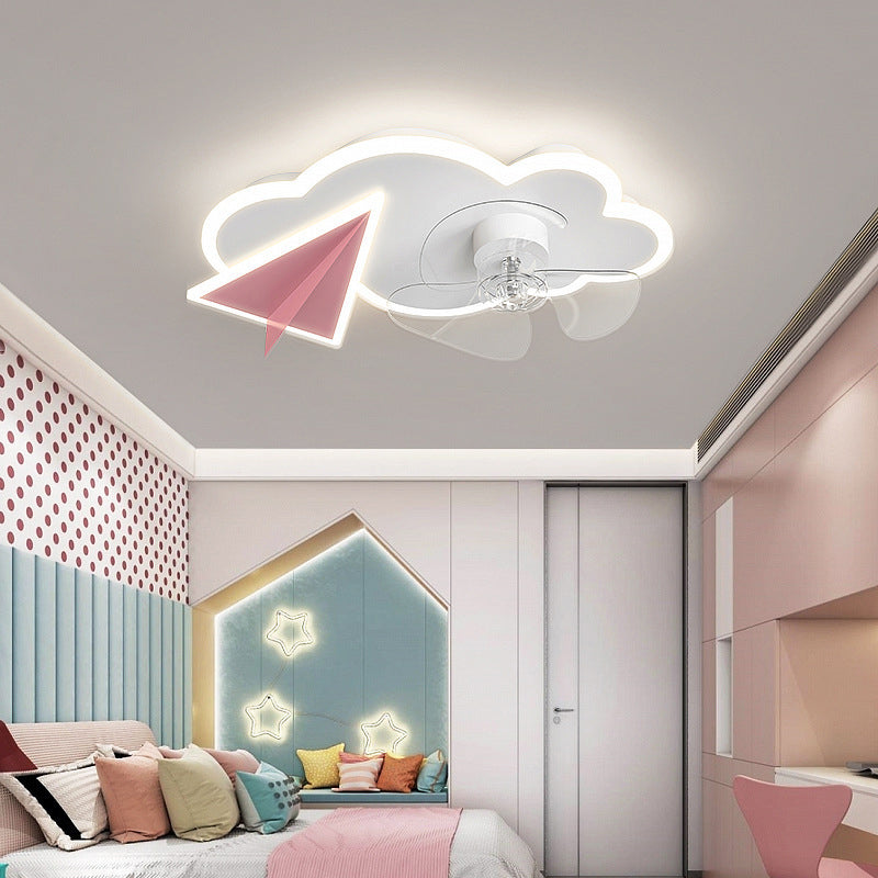 Cloud Semi Flush Mount Plafond Lampe de plafond Carton de chambre à coucher