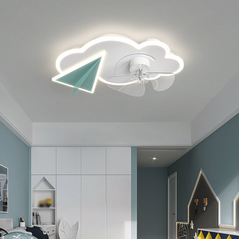 Cloud Semi Flush Mount Plafond Lampe de plafond Carton de chambre à coucher