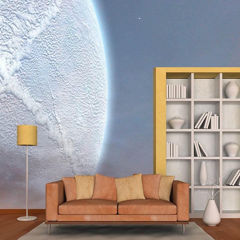 Novelty Universe Mural Wallpaper Mildew Resistant for Sitting Room