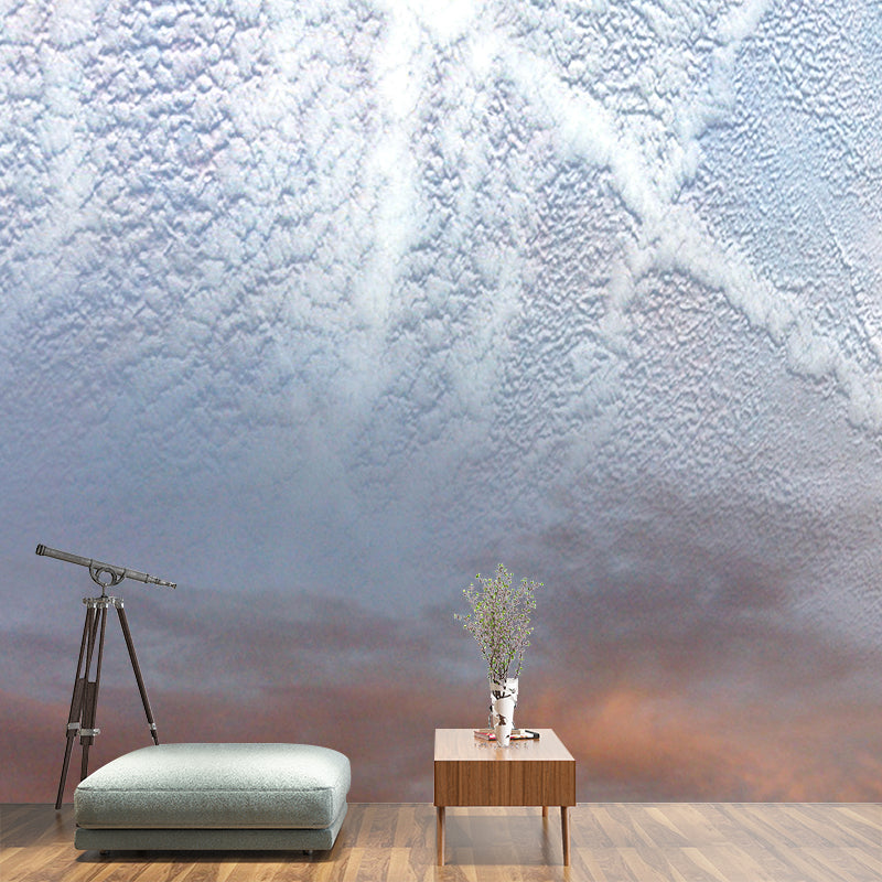 Universe Wall Mural Wallpaper Novelty Style Mildew Resistant above Bed