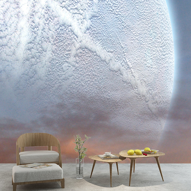 Universe Wall Mural Wallpaper Novelty Style Mildew Resistant above Bed